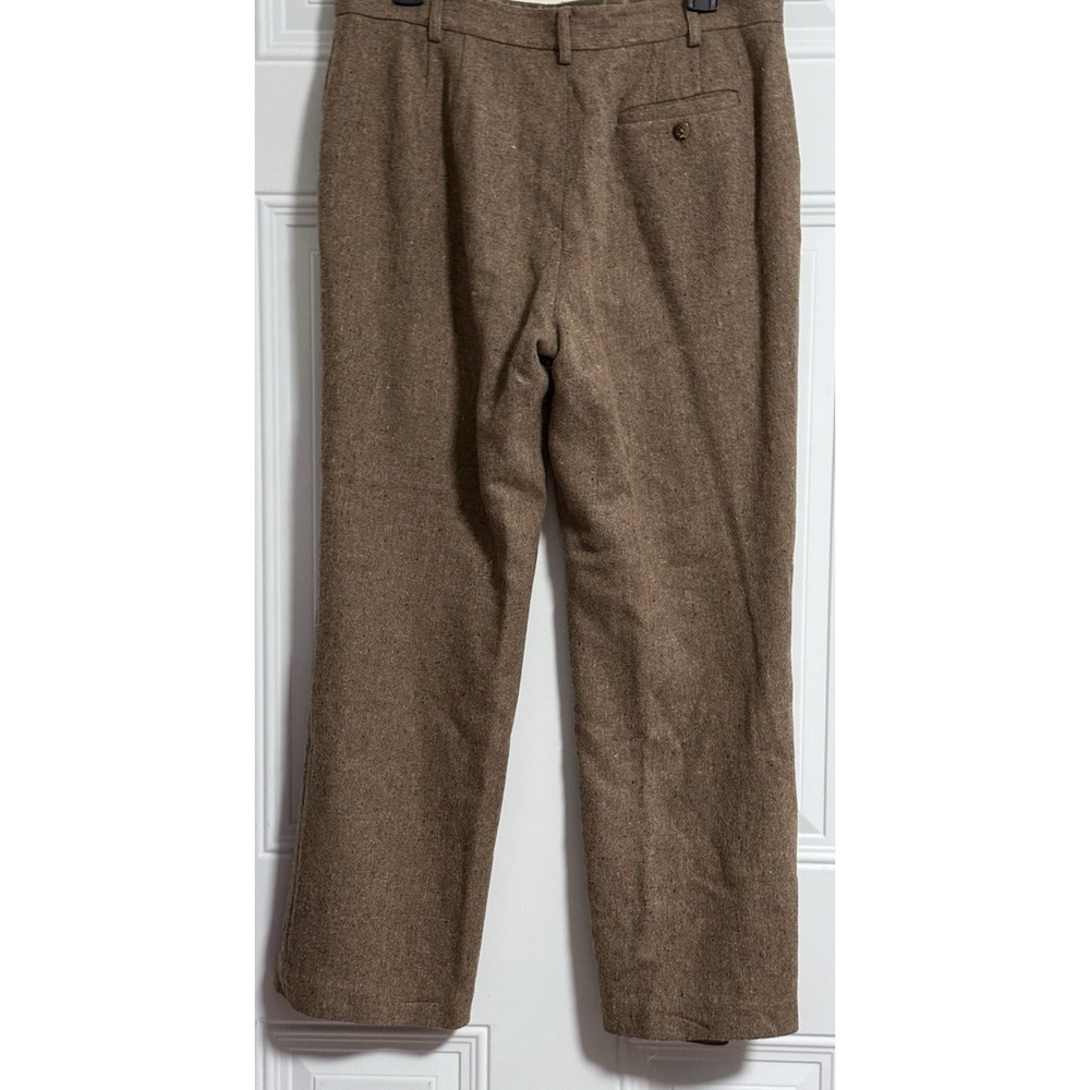 Orvis Women Pants Herringbone SZ 12P 80% Wool Lined Quality Winter Career Thick - Picture 6 of 7